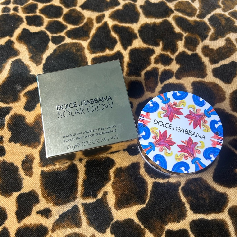 Dolce & Gabbana Solar Glow Setting Powder in ‘Crystal 01’ NWT